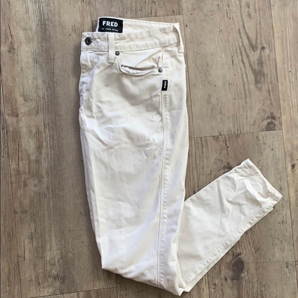 FRED by Fred Segal White Skinny Jeans - 29